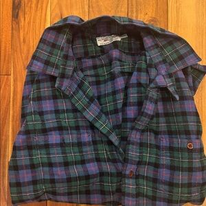 Men's Plaid Casual Button Down Shirt